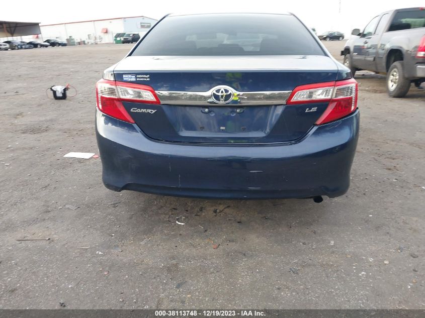 2014 Toyota Camry Le VIN: 4T4BF1FK4ER412168 Lot: 38113748