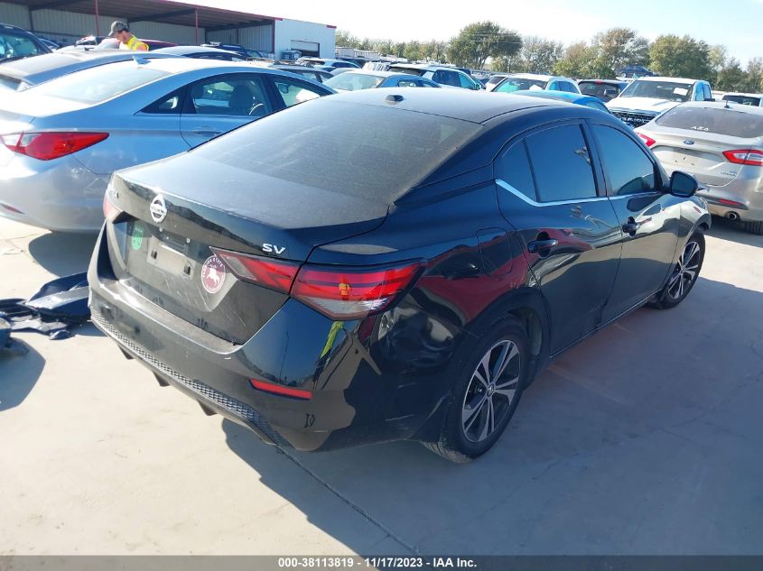 2020 Nissan Sentra Sv Xtronic Cvt VIN: 3N1AB8CV1LY253863 Lot: 40698820