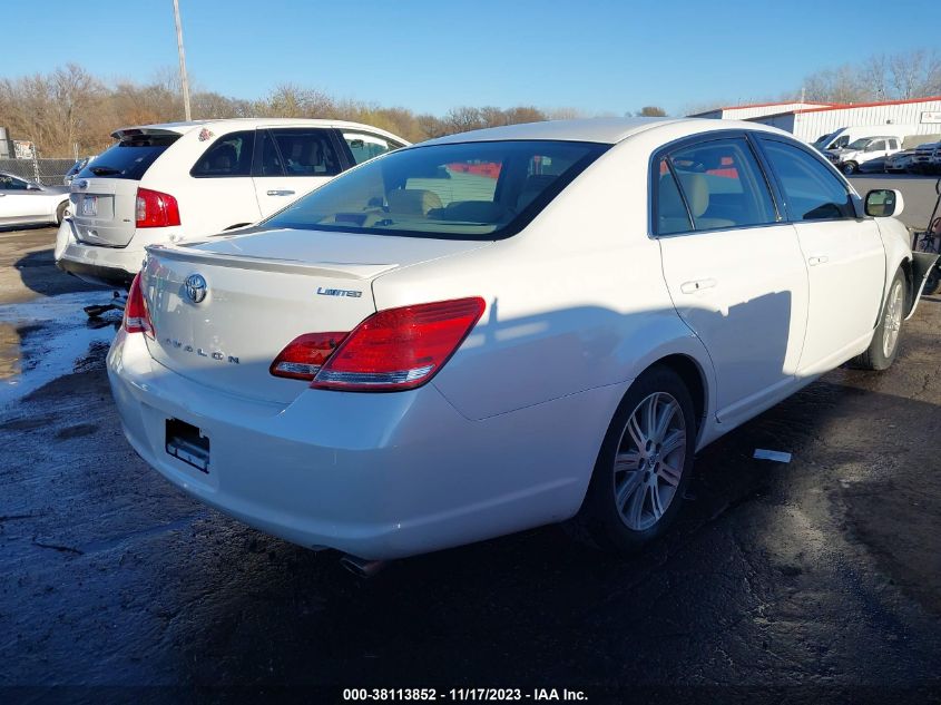 2007 Toyota Avalon Limited VIN: 4T1BK36B37U246200 Lot: 38113852