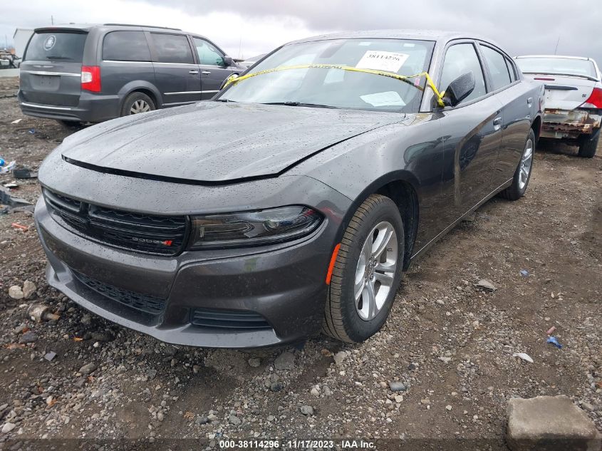 2023 Dodge Charger Sxt VIN: 2C3CDXBG4PH563745 Lot: 38114296