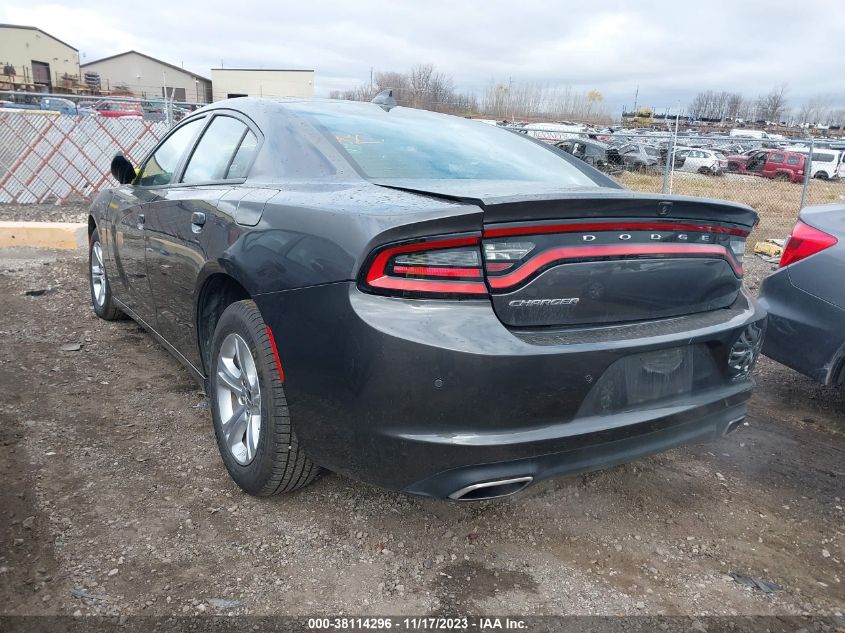 2023 Dodge Charger Sxt VIN: 2C3CDXBG4PH563745 Lot: 38114296