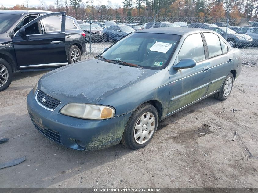 2002 Nissan Sentra Gxe VIN: 3N1CB51D42L628383 Lot: 39193754