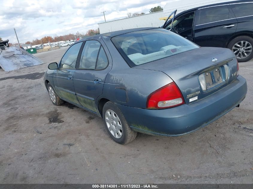 2002 Nissan Sentra Gxe VIN: 3N1CB51D42L628383 Lot: 39193754