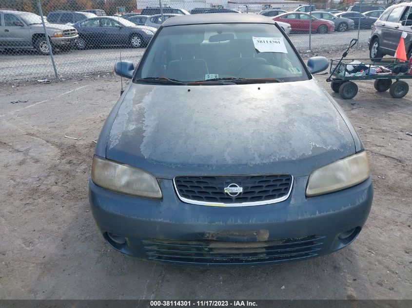 2002 Nissan Sentra Gxe VIN: 3N1CB51D42L628383 Lot: 39193754