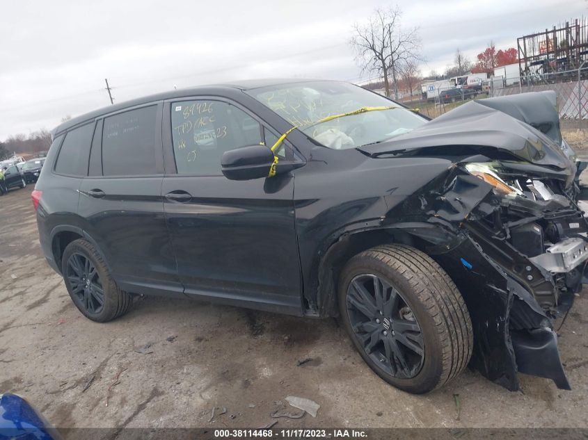 2019 Honda Passport Sport VIN: 5FNYF7H21KB005471 Lot: 38114468