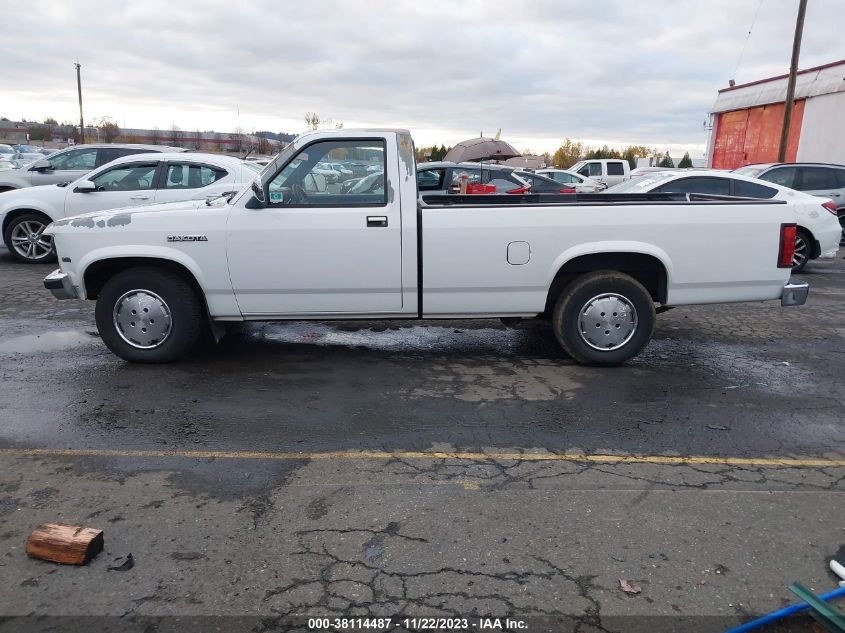 1989 Dodge Dakota VIN: 1B7GL26X2KS037256 Lot: 38114487