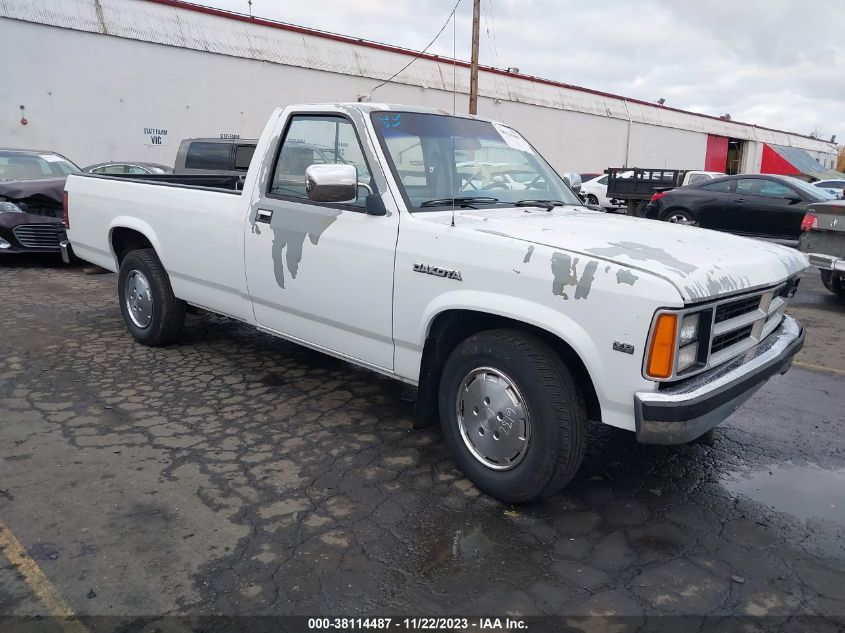 1989 Dodge Dakota VIN: 1B7GL26X2KS037256 Lot: 38114487