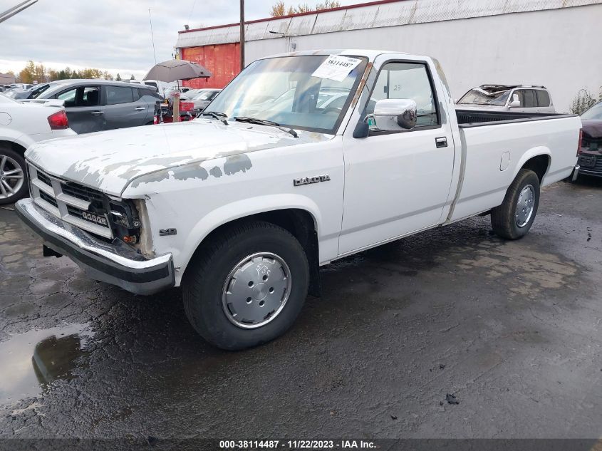 1989 Dodge Dakota VIN: 1B7GL26X2KS037256 Lot: 38114487