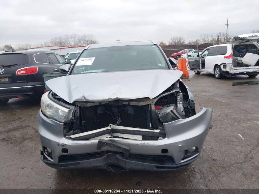 2015 Toyota Highlander Xle V6 VIN: 5TDJKRFH3FS076463 Lot: 38115284