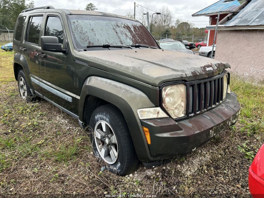 2008 Jeep Liberty Sport VIN: 1J8GP28K48W160914 Lot: 38115571