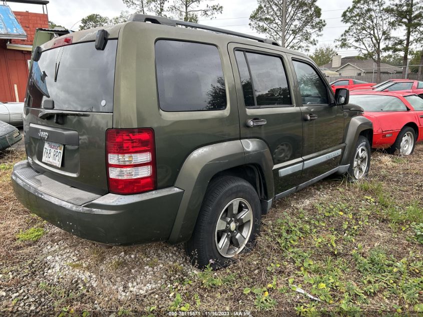 2008 Jeep Liberty Sport VIN: 1J8GP28K48W160914 Lot: 38115571