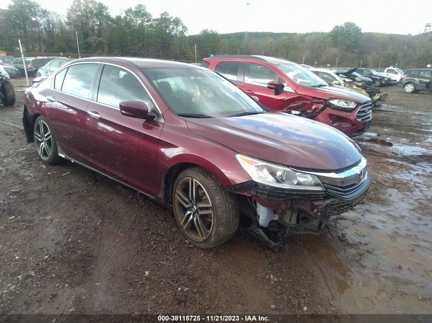 1HGCR2F51GA077399 2016 HONDA ACCORD - Image 1