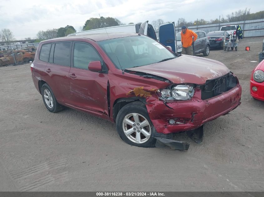 2010 Toyota Highlander Base V6 VIN: 5TDZK3EH4AS007629 Lot: 38116238