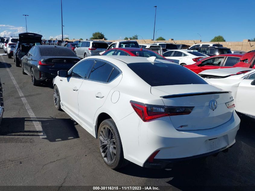 2019 Acura Ilx Pkg VIN: 19UDE2F83KA007521 Lot: 38116315