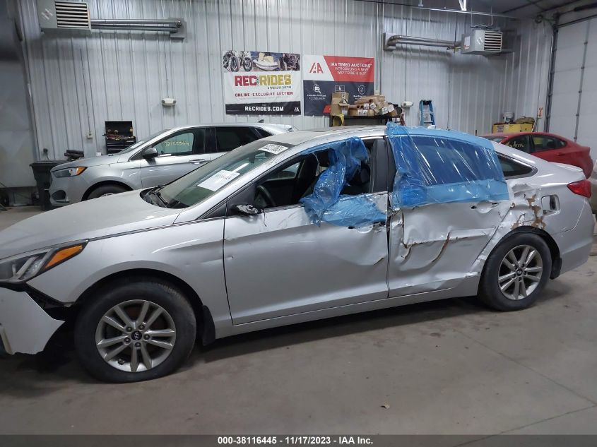 2015 Hyundai Sonata Se VIN: 5NPE24AFXFH175037 Lot: 38116445