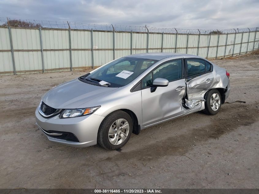 2015 Honda Civic Lx VIN: 19XFB2F5XFE117068 Lot: 38116485