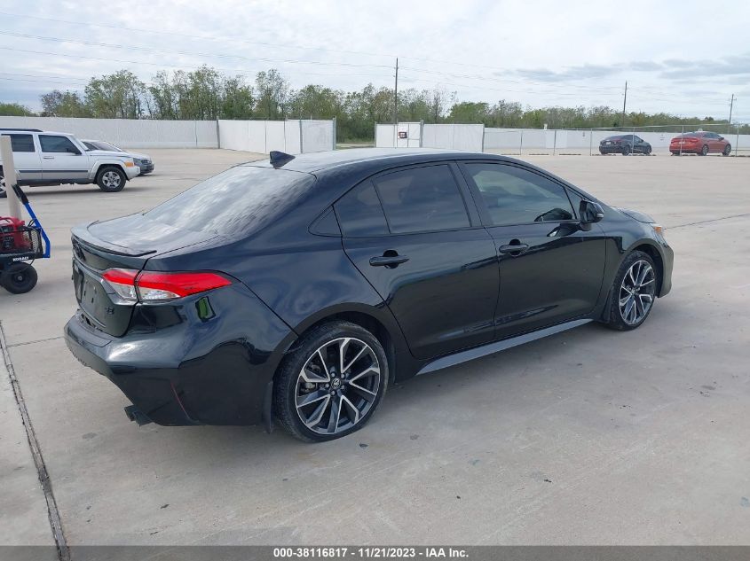 2022 Toyota Corolla Se VIN: JTDS4MCE4NJ098057 Lot: 38116817