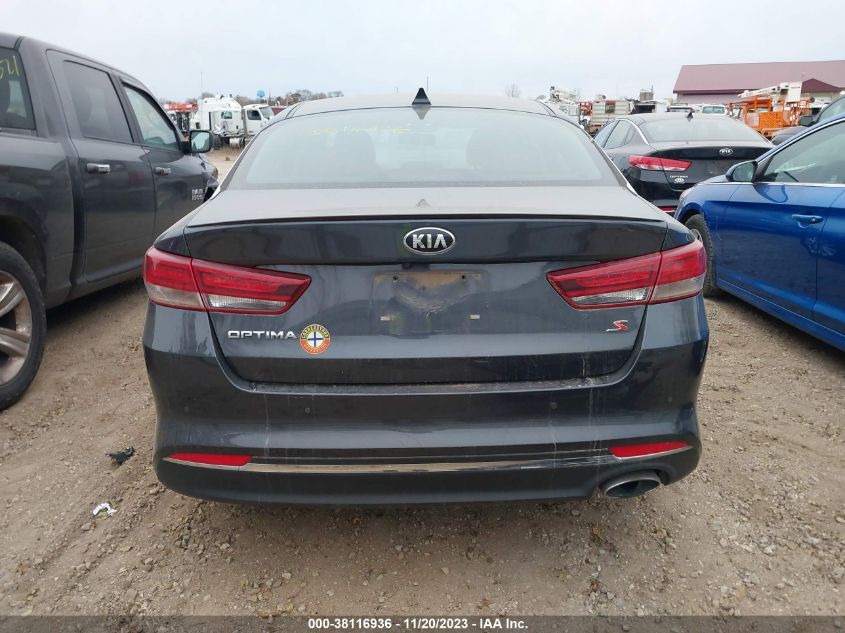 2018 Kia Optima S VIN: 5XXGT4L37JG231108 Lot: 38116936