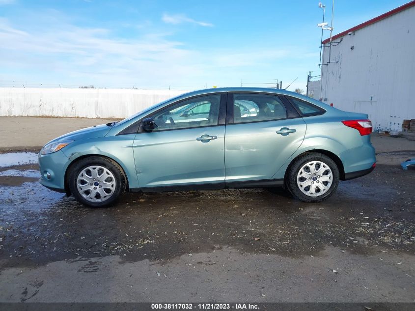 2012 Ford Focus Se VIN: 1FAHP3F27CL470284 Lot: 38117032