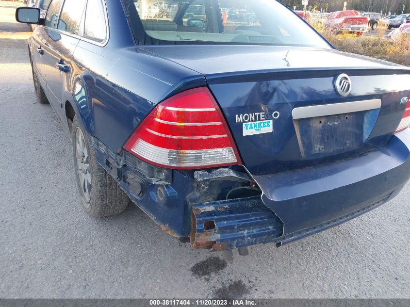 2006 Mercury Montego Luxury VIN: 1MEHM41176G604701 Lot: 38117404