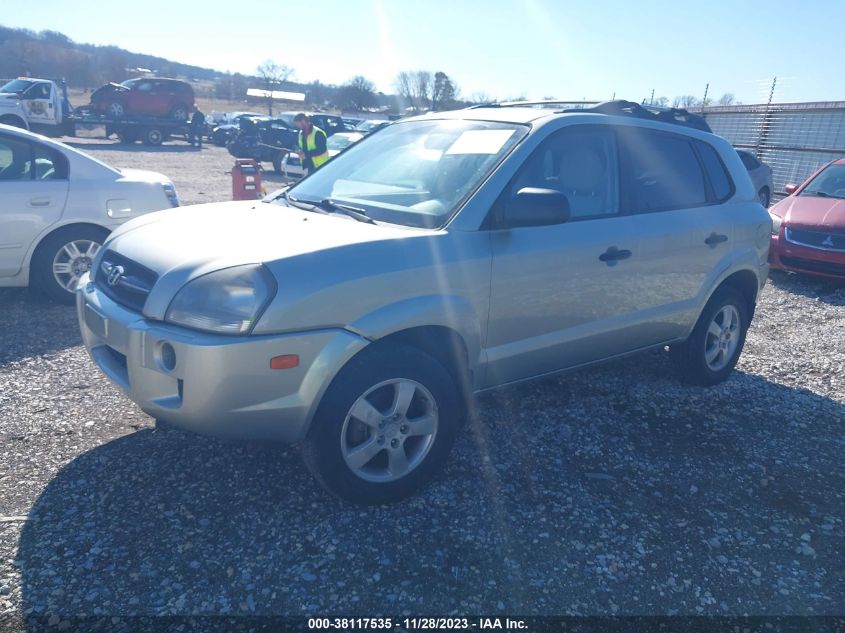 2008 Hyundai Tucson Gls VIN: KM8JM12B18U894118 Lot: 38117535