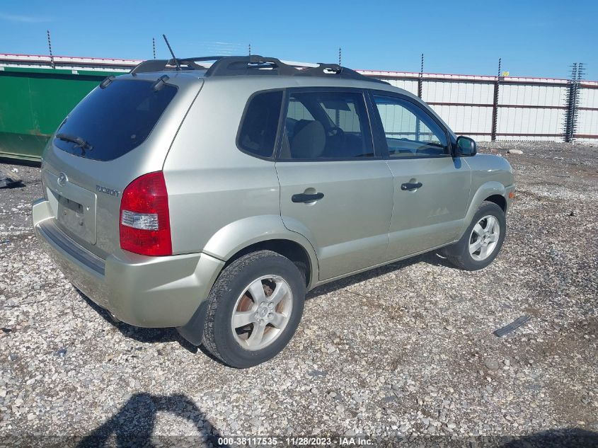 2008 Hyundai Tucson Gls VIN: KM8JM12B18U894118 Lot: 38117535