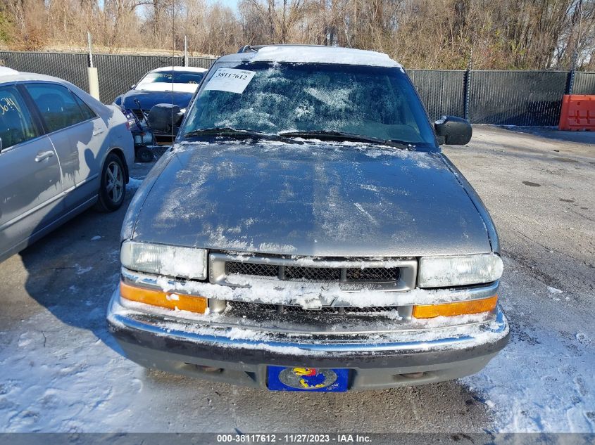 2001 Chevrolet Blazer Lt VIN: 1GNDT13W21K239979 Lot: 38117612