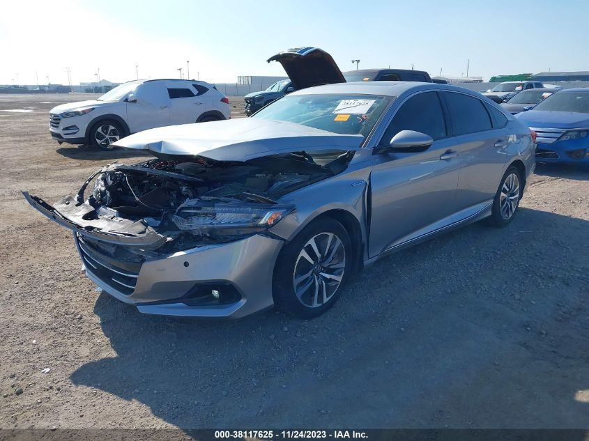 2021 Honda Accord Hybrid Ex-L VIN: 1HGCV3F5XMA011009 Lot: 38117625