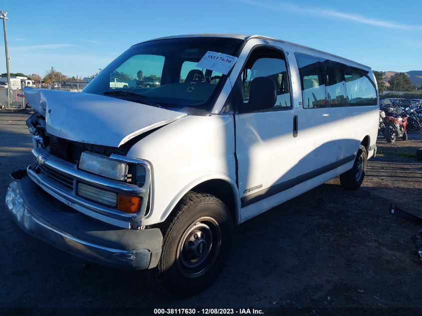 2001 Chevrolet Express Van VIN: 1GAHG39R311106349 Lot: 38117630