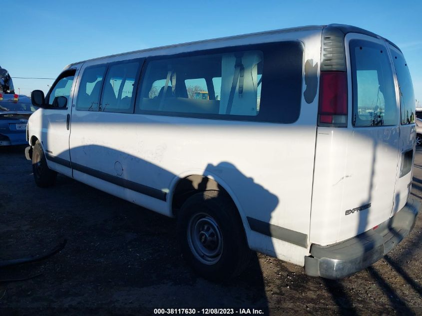 2001 Chevrolet Express Van VIN: 1GAHG39R311106349 Lot: 38117630