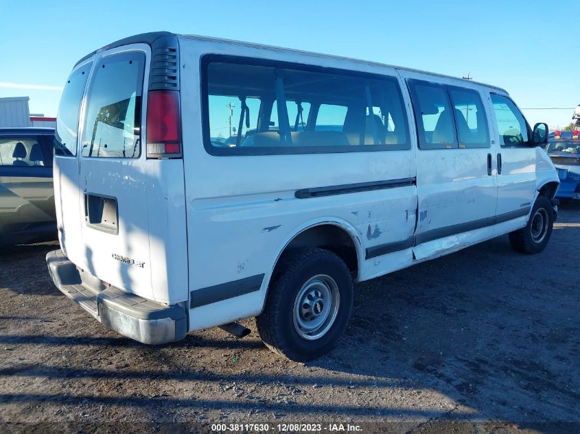 2001 Chevrolet Express Van VIN: 1GAHG39R311106349 Lot: 38117630