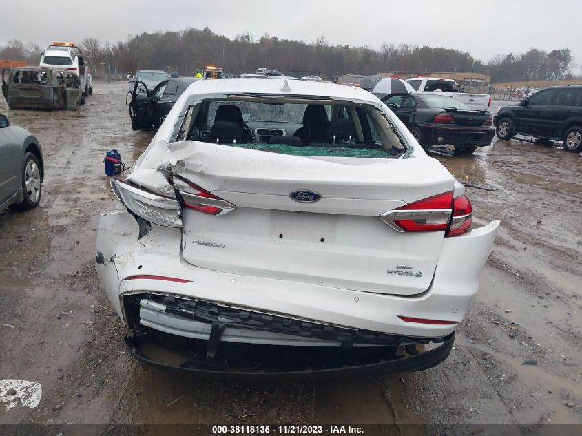 2019 Ford Fusion Hybrid Se VIN: 3FA6P0LU9KR136396 Lot: 38118135