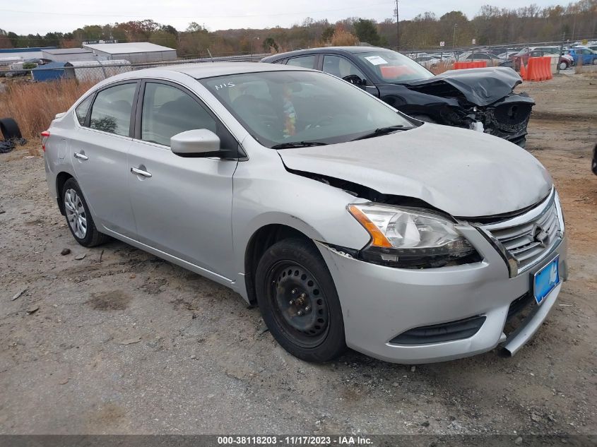 2014 Nissan Sentra Sv VIN: 3N1AB7AP7EY233957 Lot: 38118203