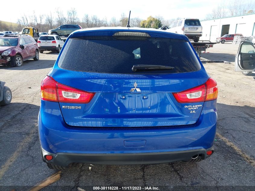 2016 Mitsubishi Outlander Sport 2.4 Es VIN: JA4AR3AW8GZ036405 Lot: 38118228