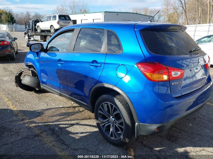 2016 Mitsubishi Outlander Sport 2.4 Es VIN: JA4AR3AW8GZ036405 Lot: 38118228