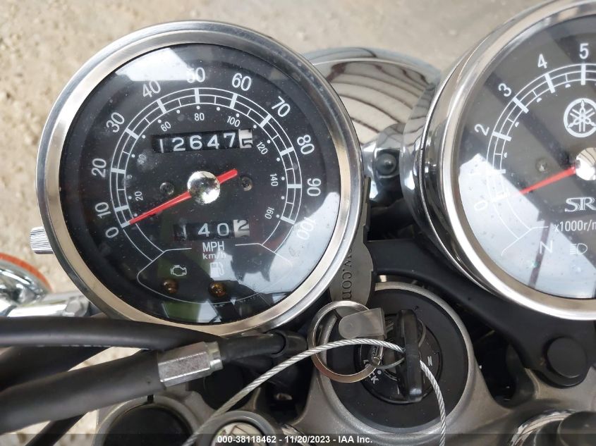 2015 Yamaha Sr400 VIN: JYARH04E4FA000376 Lot: 38118462