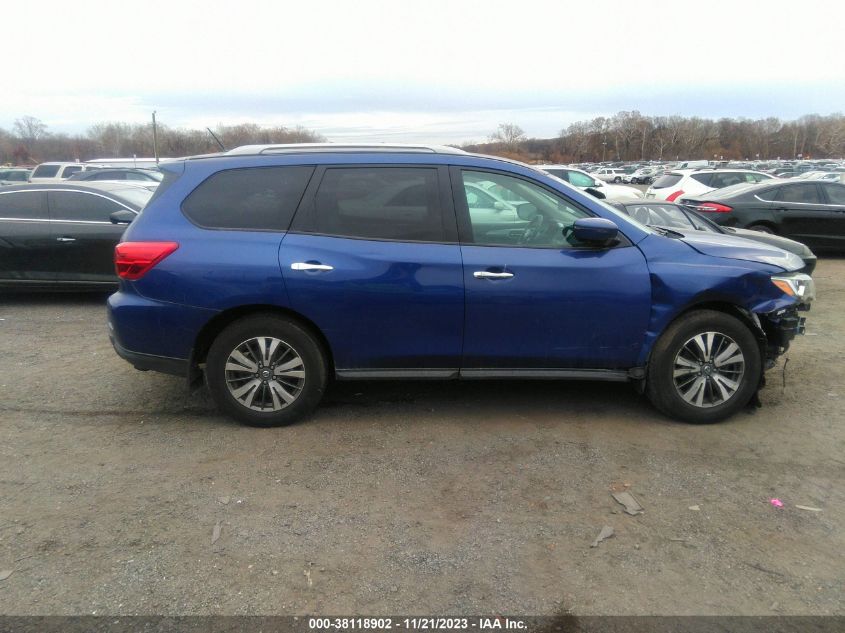 2017 Nissan Pathfinder Sl VIN: 5N1DR2MM8HC619872 Lot: 38118902