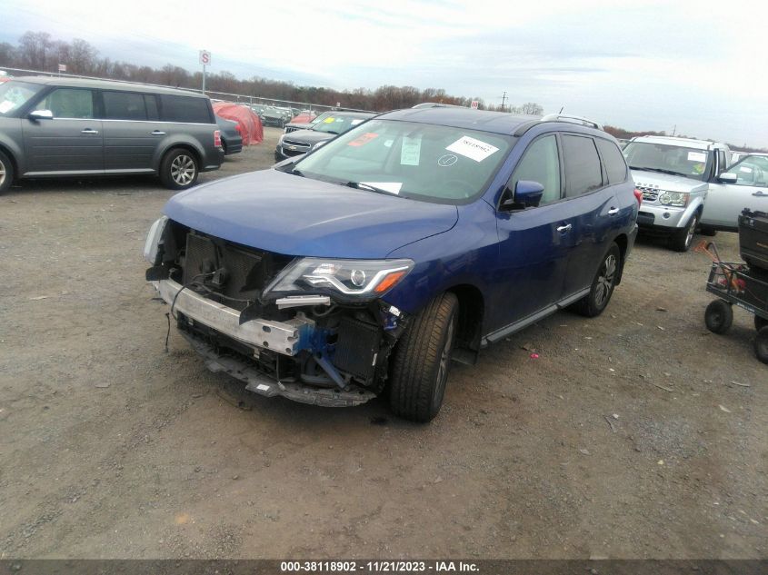 2017 Nissan Pathfinder Sl VIN: 5N1DR2MM8HC619872 Lot: 38118902