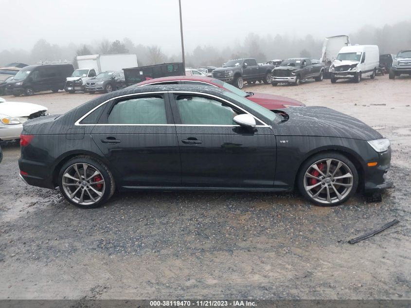 2018 Audi S4 3.0T Premium Plus VIN: WAUB4AF46JA144626 Lot: 38119470