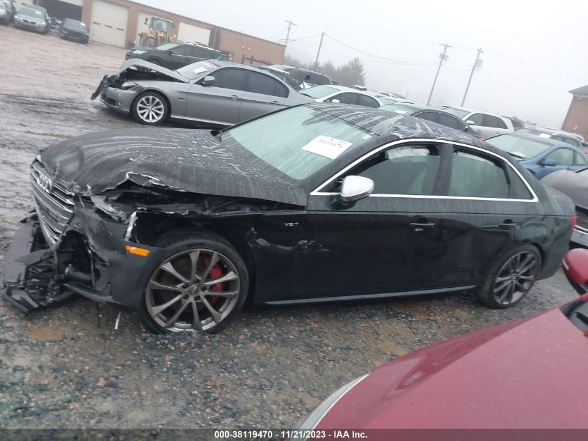 2018 Audi S4 3.0T Premium Plus VIN: WAUB4AF46JA144626 Lot: 38119470