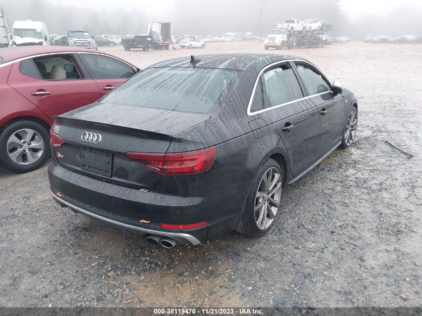 2018 Audi S4 3.0T Premium Plus VIN: WAUB4AF46JA144626 Lot: 38119470