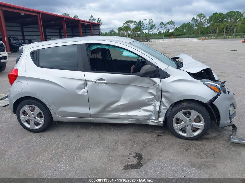 2021 Chevrolet Spark Fwd Ls Automatic VIN: KL8CB6SAXMC707863 Lot: 38119584