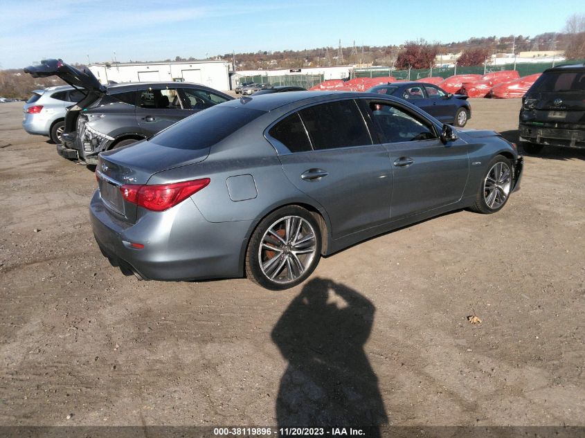 2014 Infiniti Q50 Hybrid Sport VIN: JN1AV7AR0EM702446 Lot: 38119896