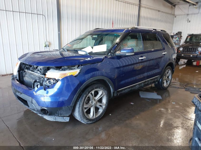 2013 Ford Explorer Limited VIN: 1FM5K7F85DGB06460 Lot: 38120105