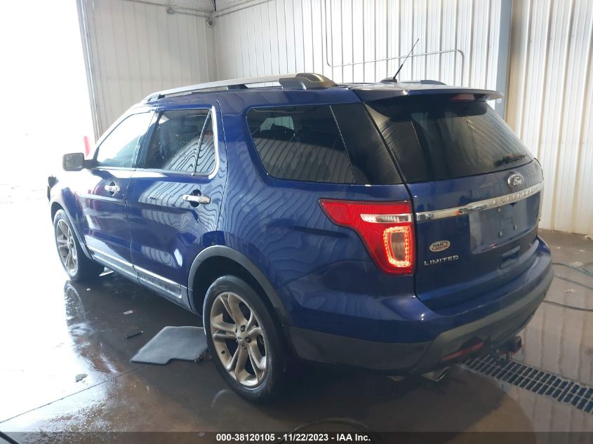 2013 Ford Explorer Limited VIN: 1FM5K7F85DGB06460 Lot: 38120105