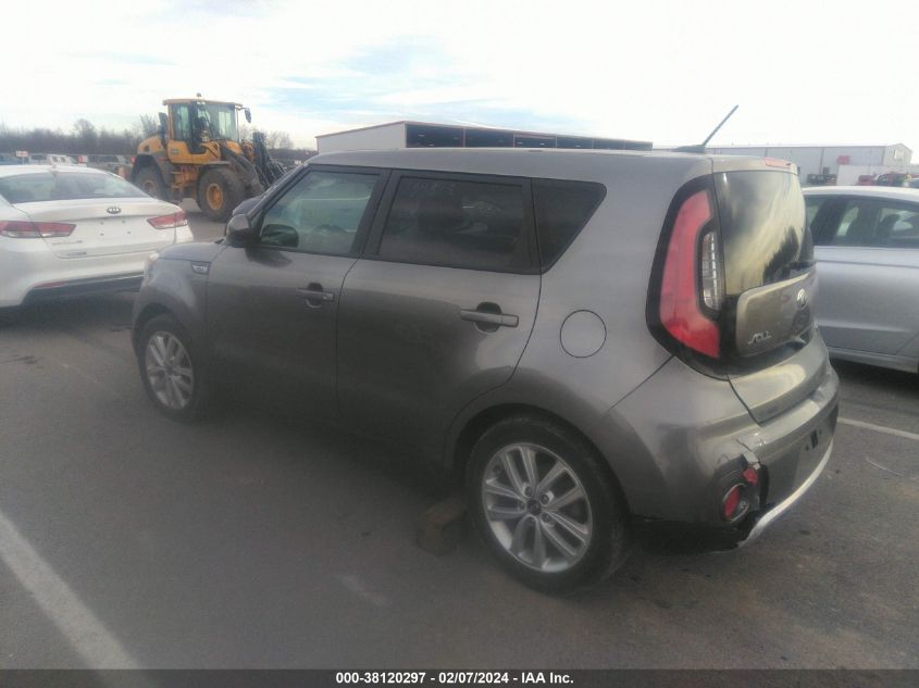 2018 Kia Soul + VIN: KNDJP3A52J7598631 Lot: 38120297