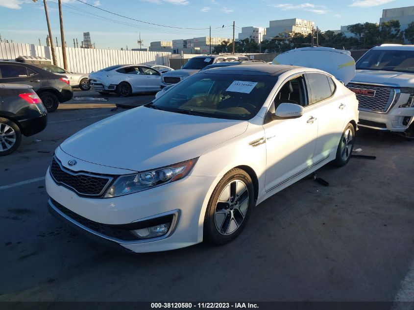 2013 Kia Optima Hybrid Ex VIN: KNAGM4AD7D5042909 Lot: 38120580