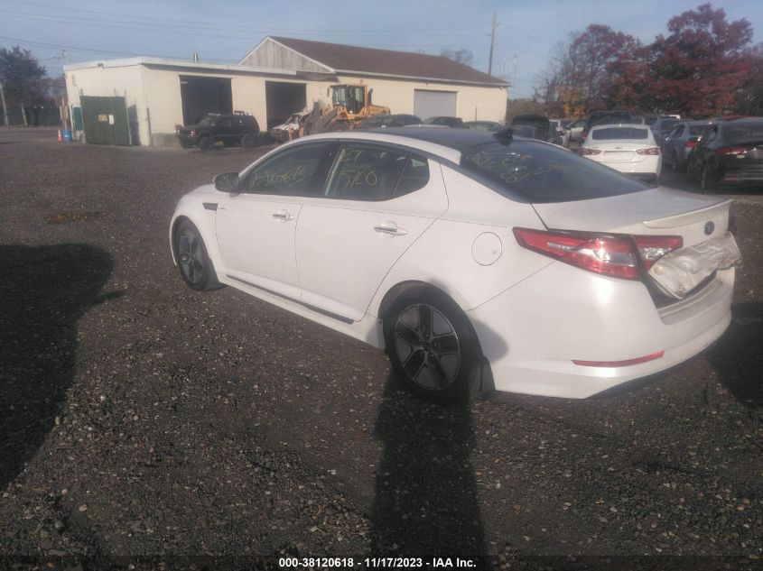 2013 Kia Optima Hybrid Ex VIN: KNAGM4AD5D5048692 Lot: 38120618