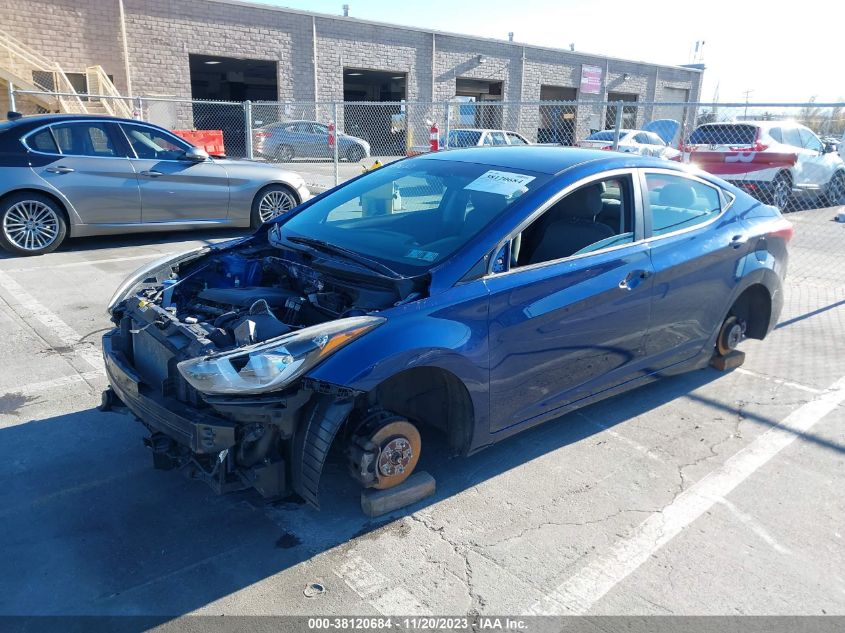 2015 Hyundai Elantra Se VIN: 4S4BREAC3A2325697 Lot: 38120684