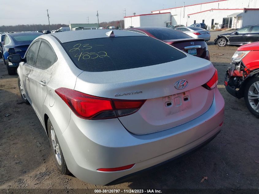 5NPDH4AEXFH565248 2015 Hyundai Elantra Se